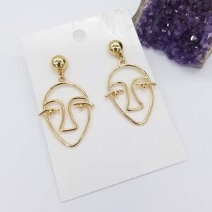 H&M Face Earrings  